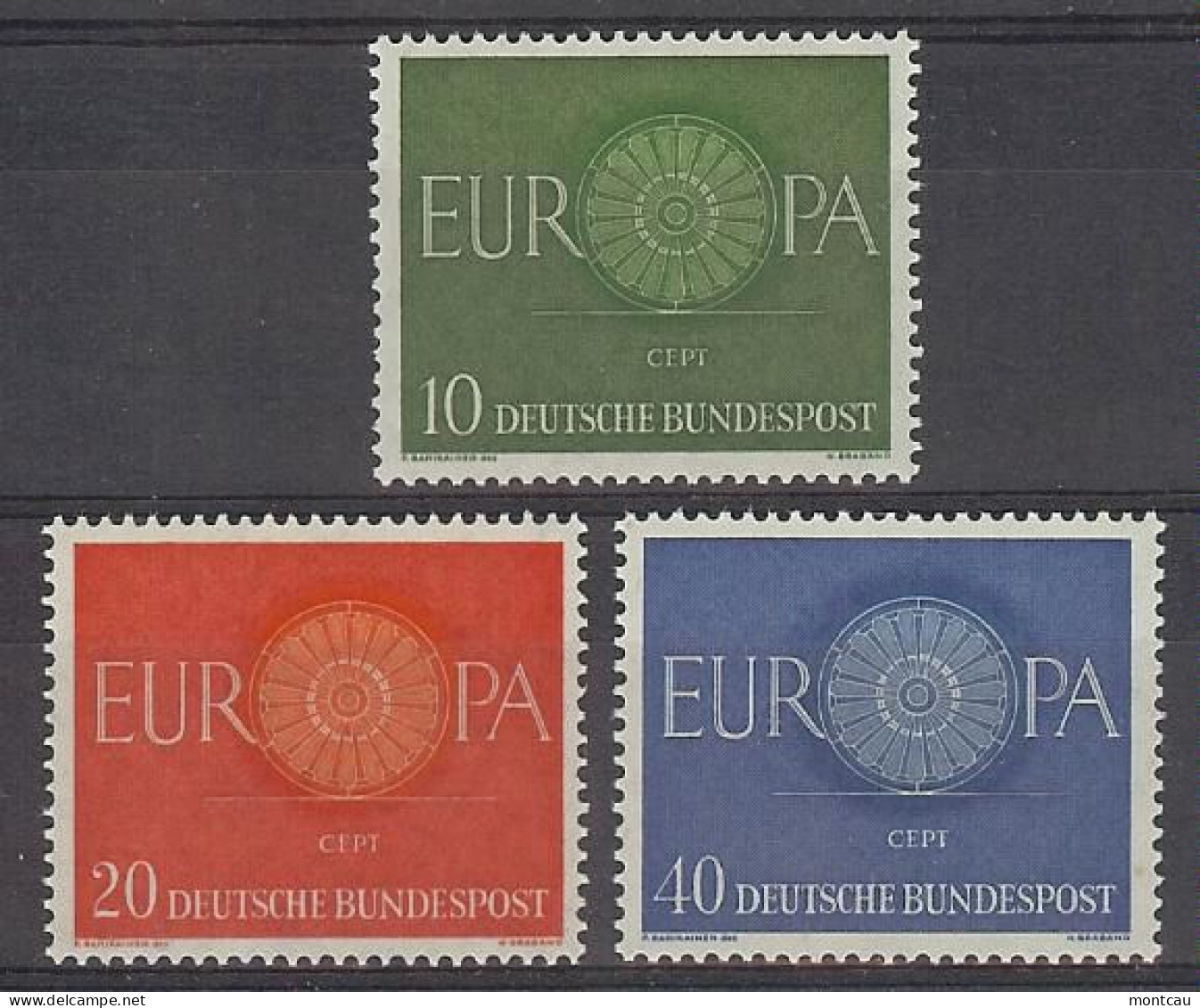 Germany 1960. Europa M=337-39 Y=210-12  (**) - 1960