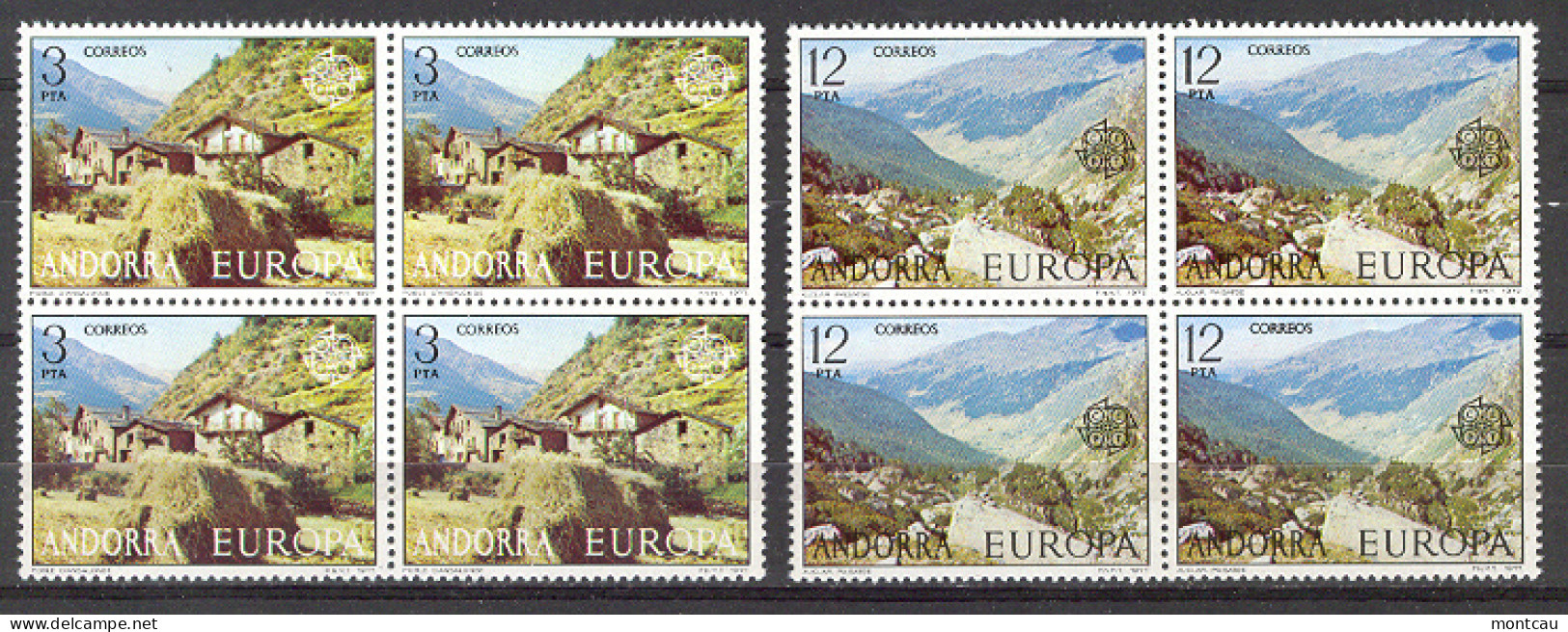 Andorra - 1977, Europa Ed 108-09 - 1977