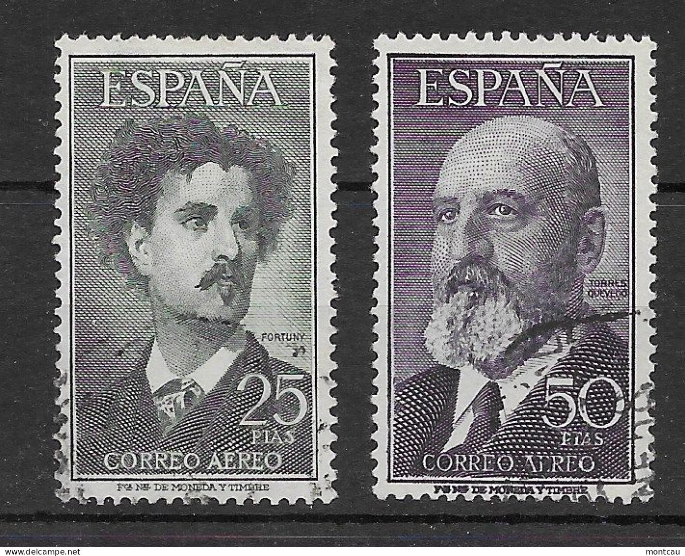 Spain 1955-56. Fortuny Y Torres Ed 1165-64 U - Usati