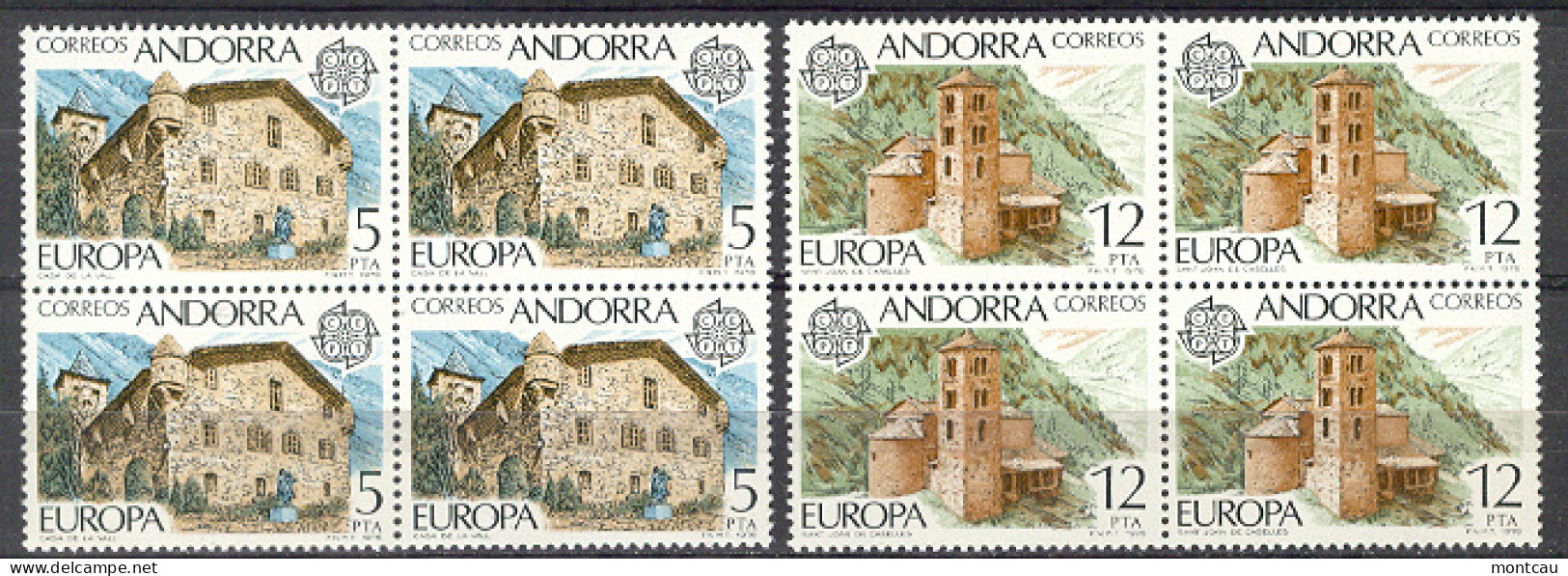 Andorra - 1978, Europa E=117-18 S=103-04 (**) Bl - 1978