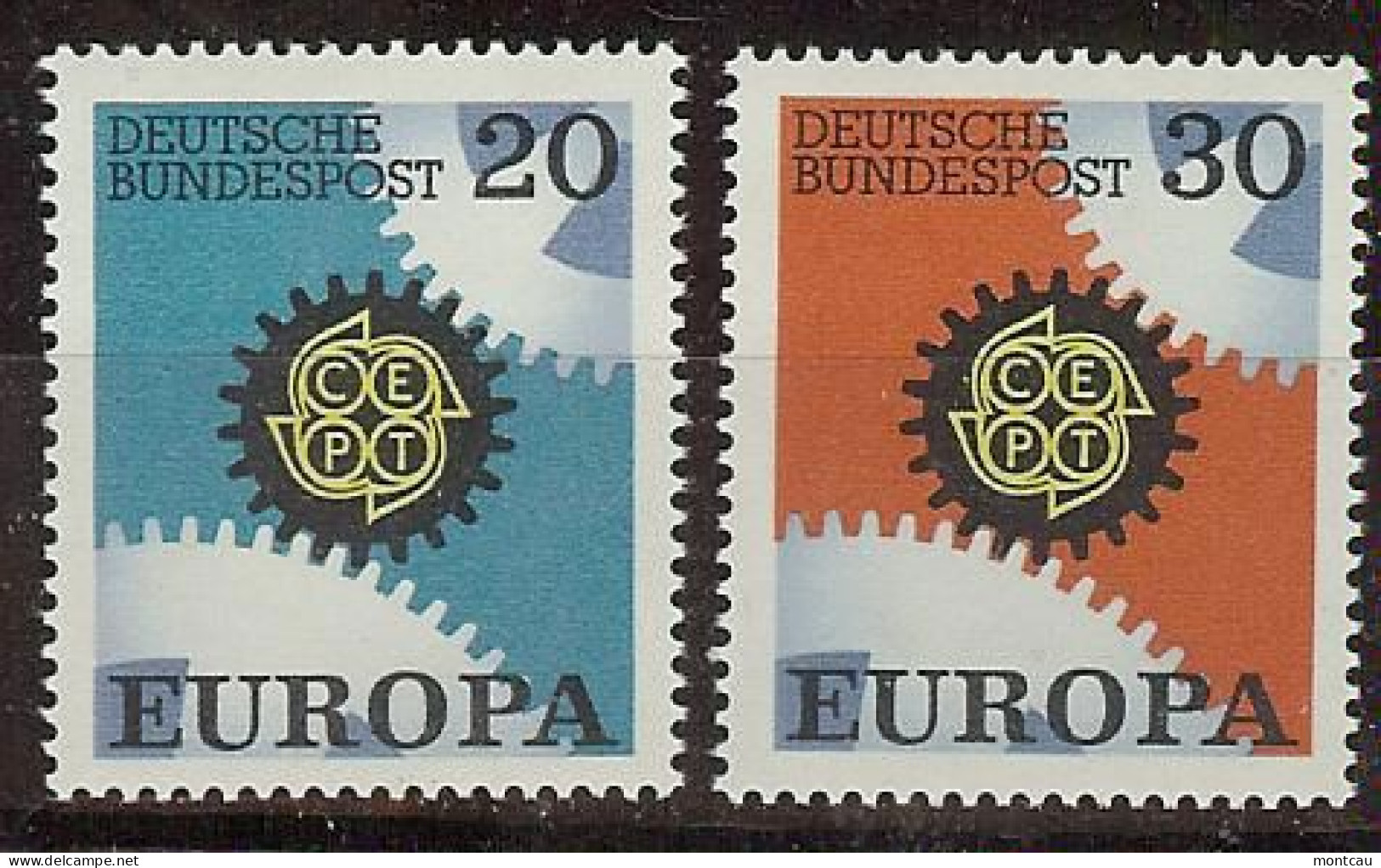 Germany 1967. Europa M=533-34 Y=398-99  (**) - 1967