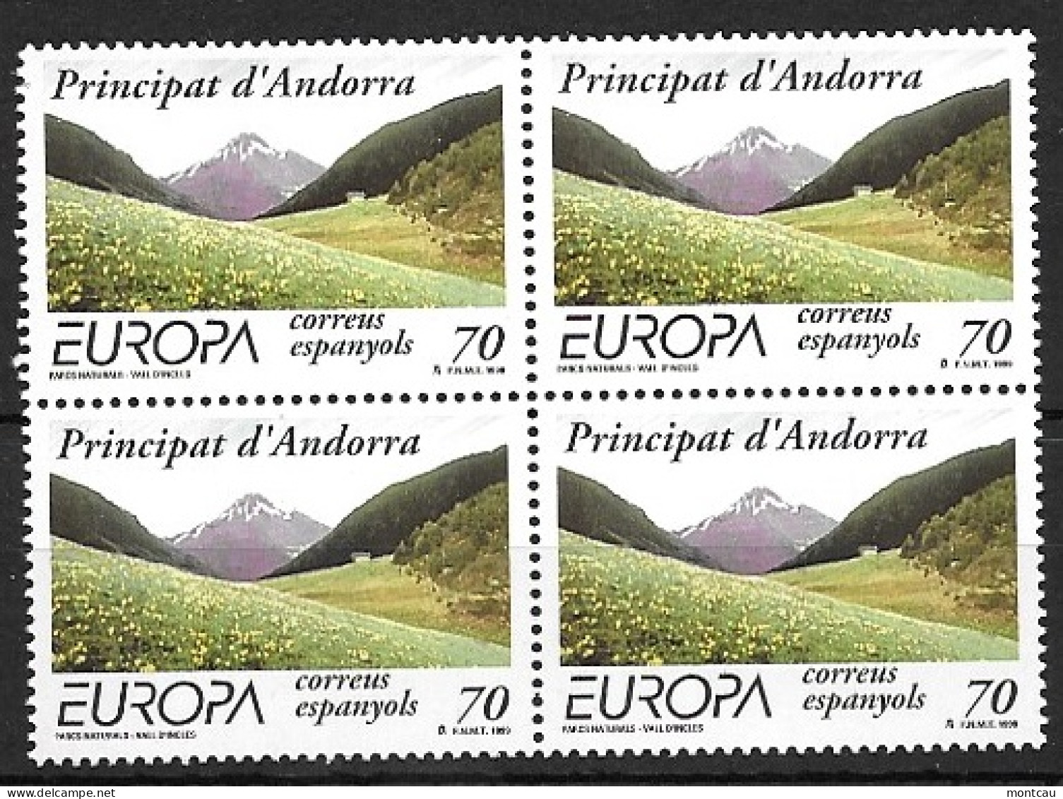 Andorra - 1999 Europa Reservas Ed 272 (**) Bk - 1999