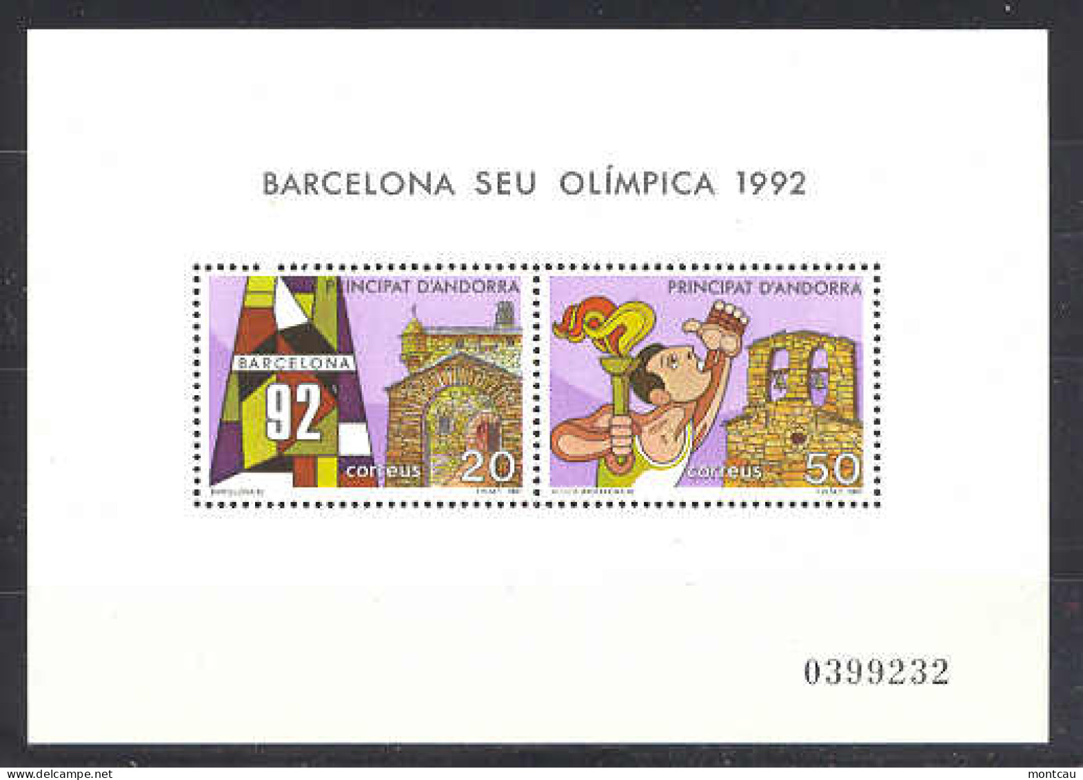 Andorra - 1987, Barcelona Sede Olimpica Ed200 - Unused Stamps