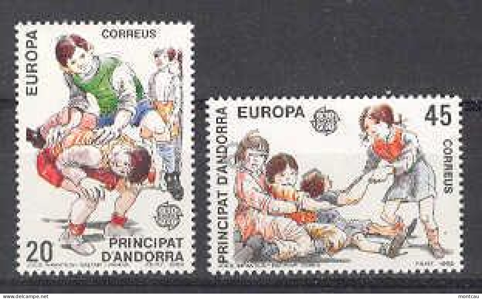 Andorra - 1989, Europa E=213-14 S=200-01 (**) - Unused Stamps