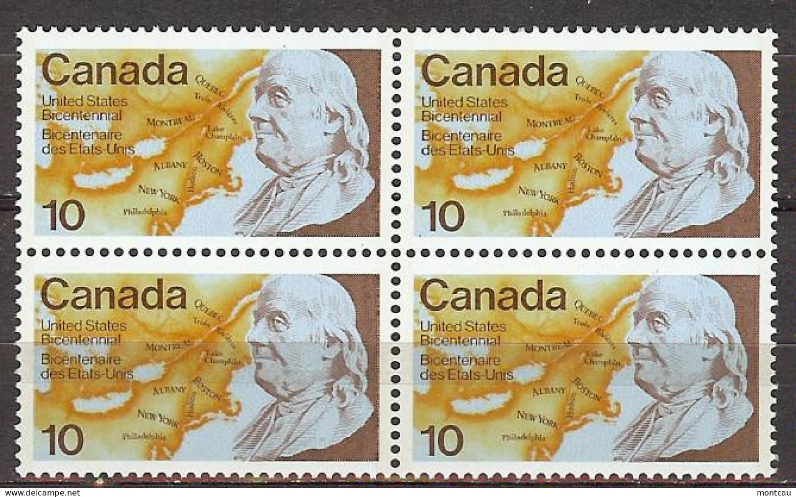 Canada 1976. Benjamin Franklin . Sc=691 (**) - Neufs