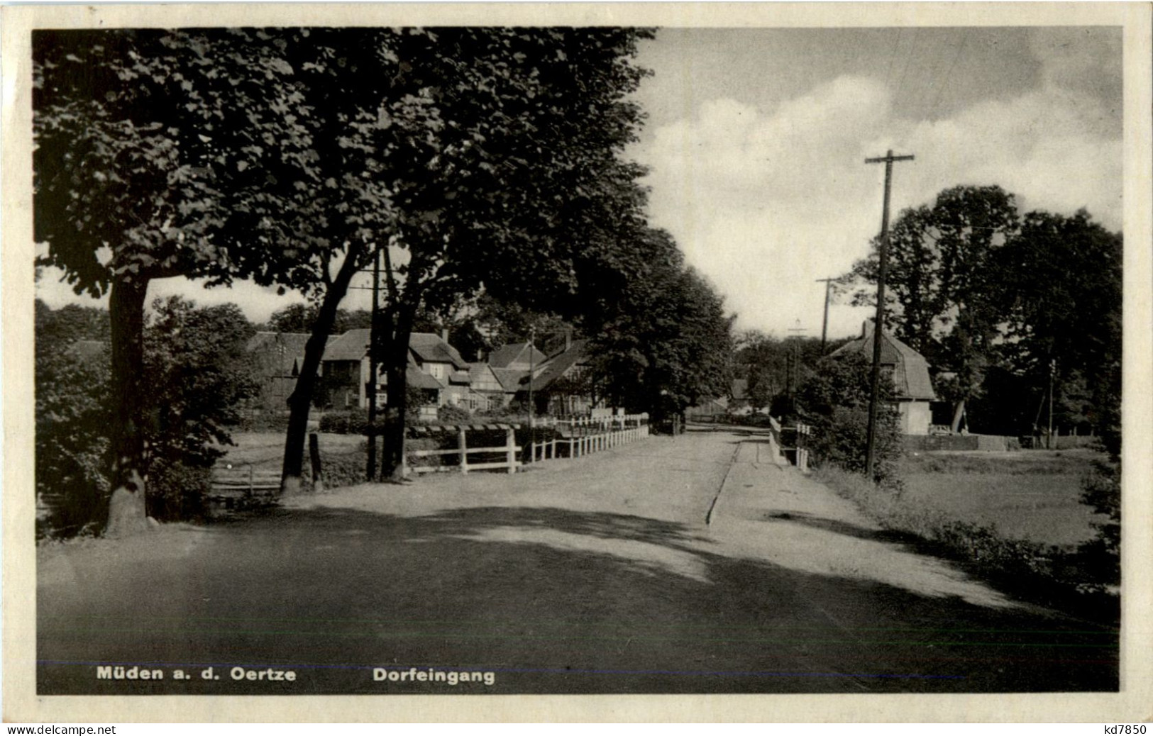 Müden An Der Oertze - Dorfeingang - Celle