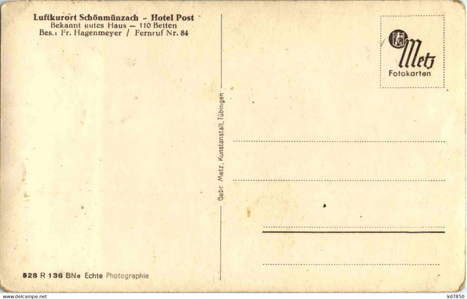 Schönmünzach - Hotel Post - Baiersbronn