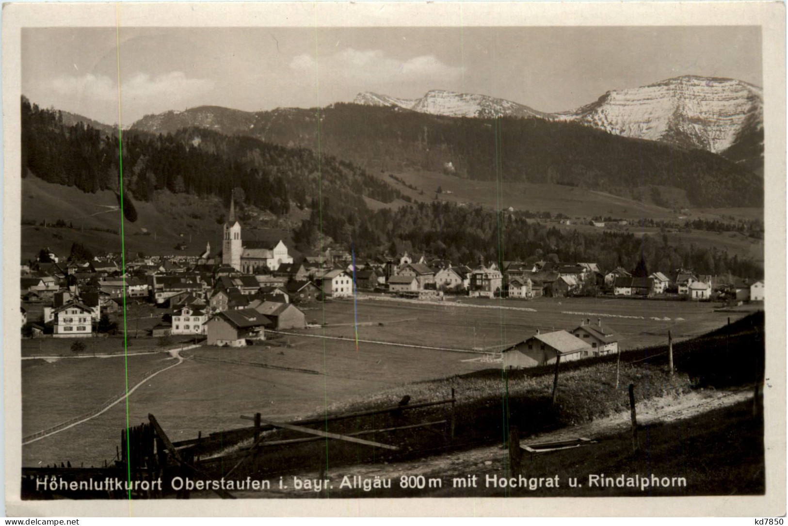 Oberstaufen, Allgäu Mit Hochgrat Und Rindalphorn - Oberstaufen