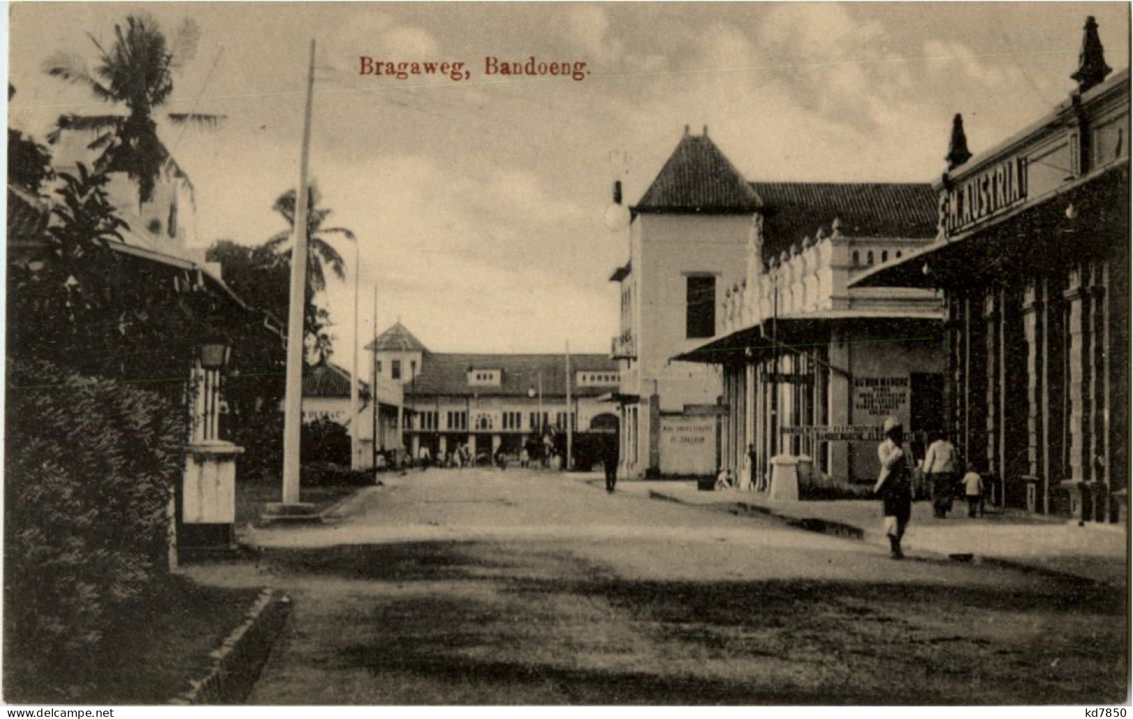 Indonesia Bandoeng - Bragaweg - Indonesië