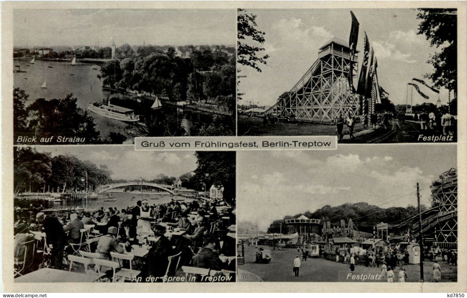 Berlin-Treptow - Gruss Vom Frühlingsfest - 3. Reich - Treptow