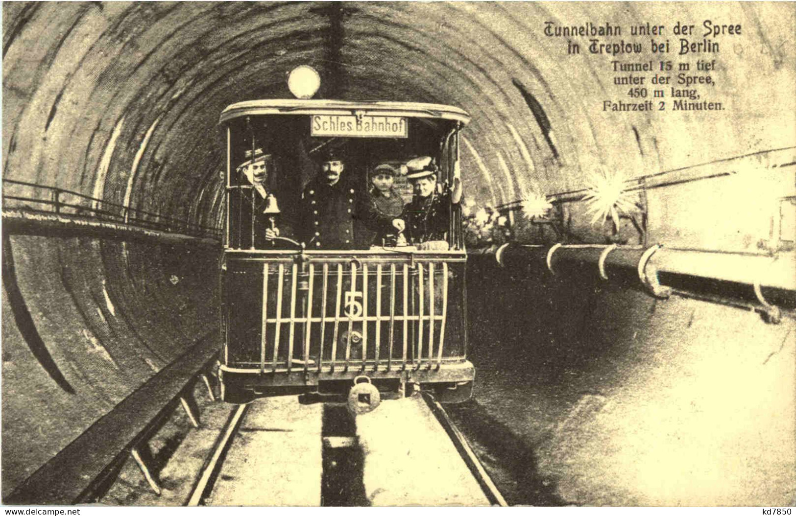 Tunnel Unter Der Spree In Treptow Bei Berlin - U-Bahn - Treptow
