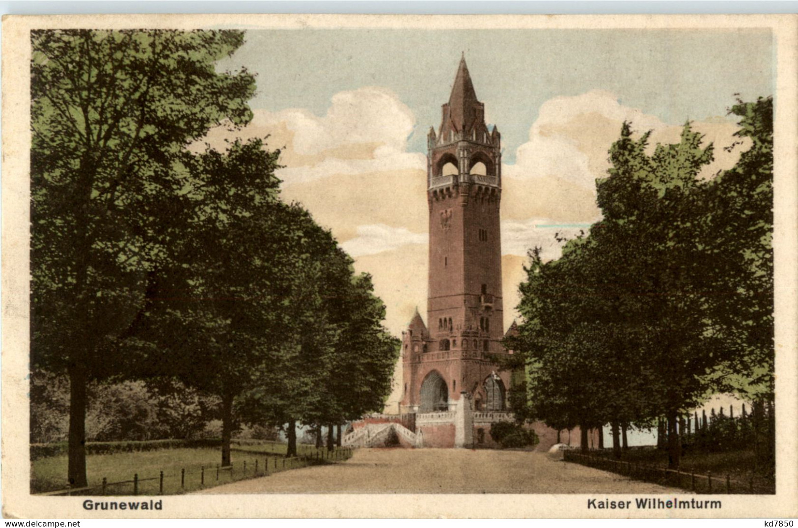 Berlin-Grunewald - Kaiser Wilhelmturm - Grunewald