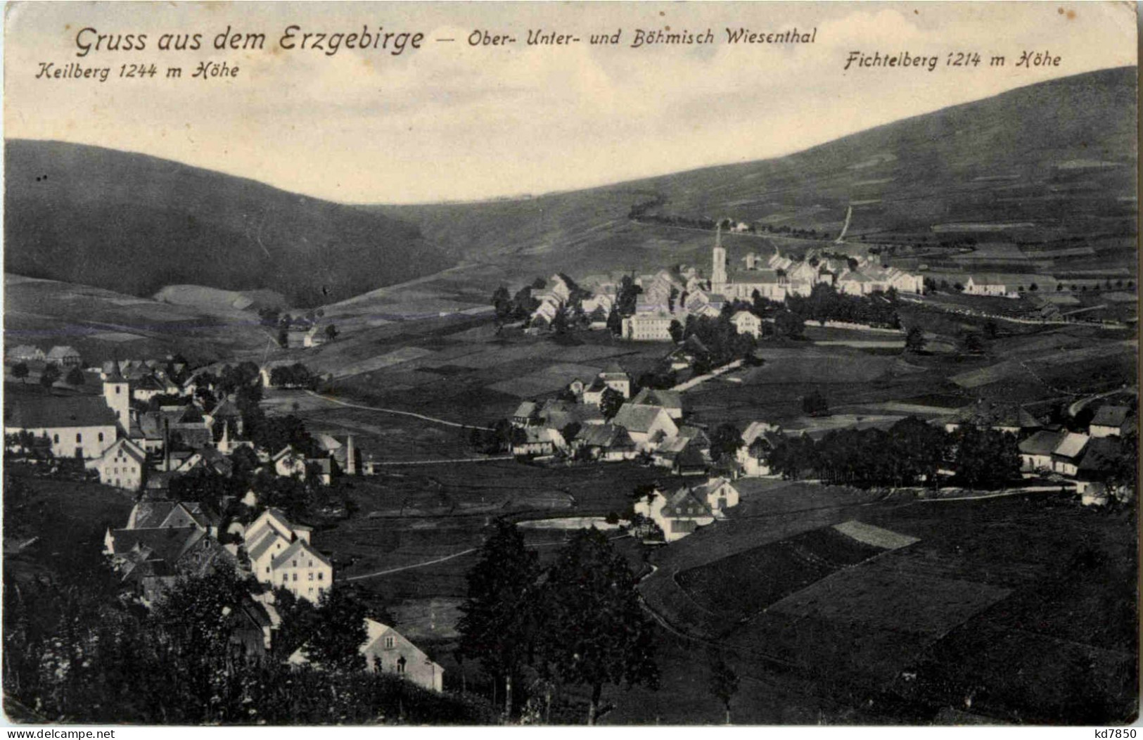 Gruss Aus Dem Erzgebirge - Ober-, Unter- Und Böhmisch Wiesenthal - Oberwiesenthal