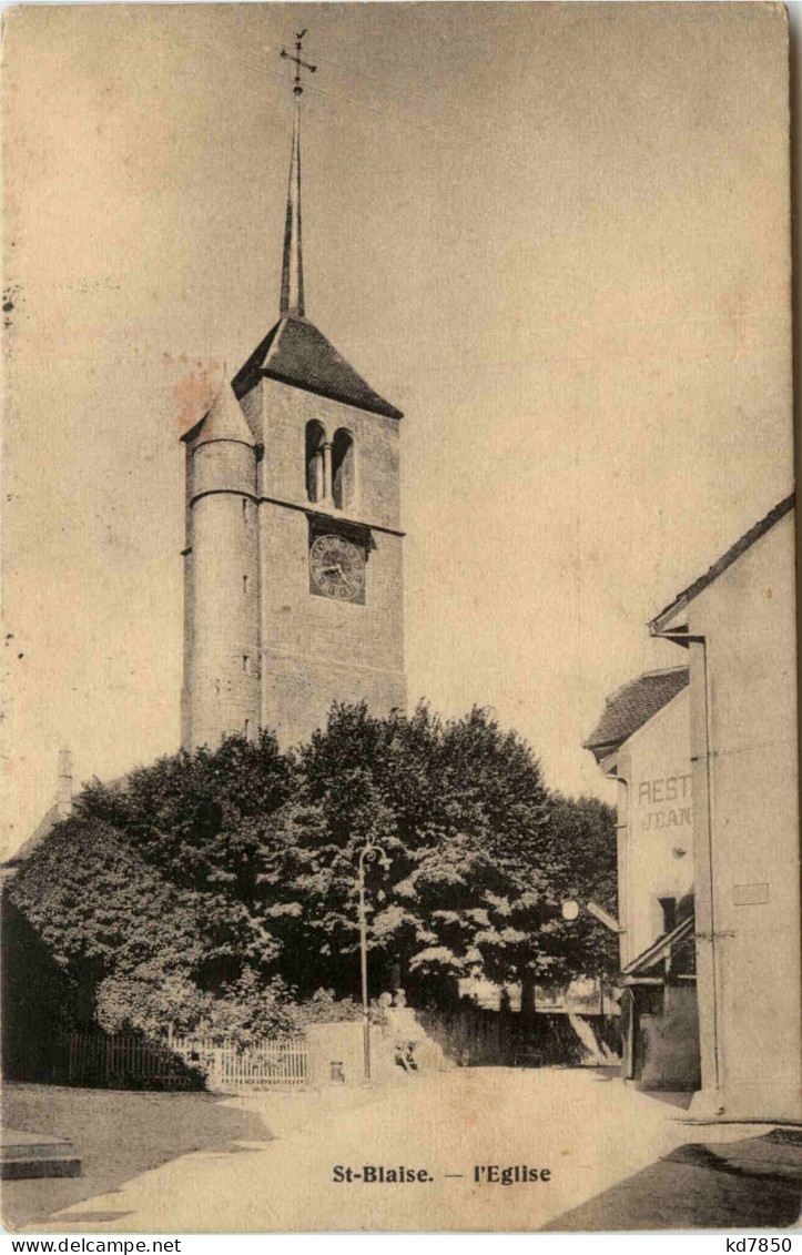 St-Blaise - L Eglise - Saint-Blaise