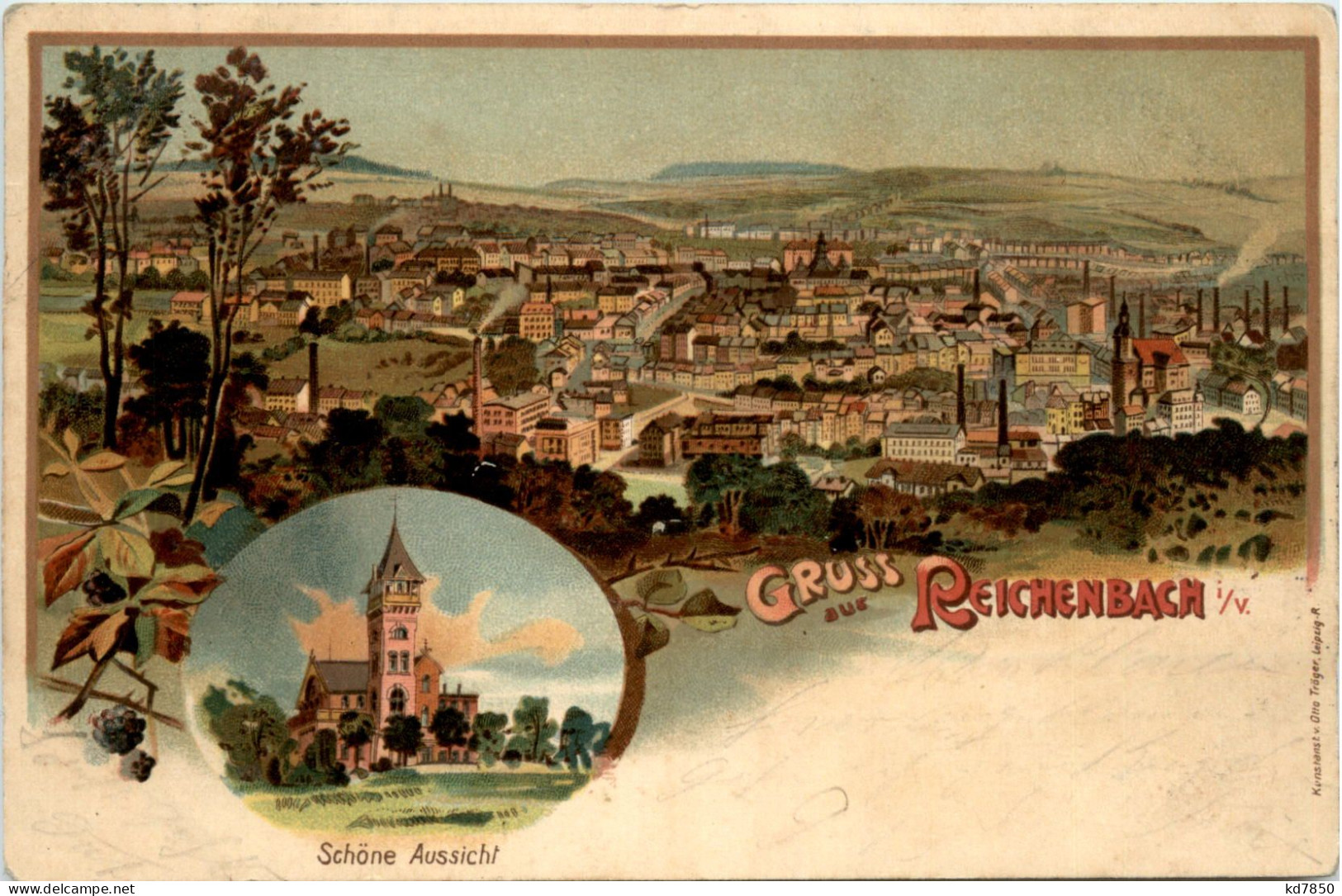 Gruss Aus Reichenbach - Litho - Reichenbach I. Vogtl.