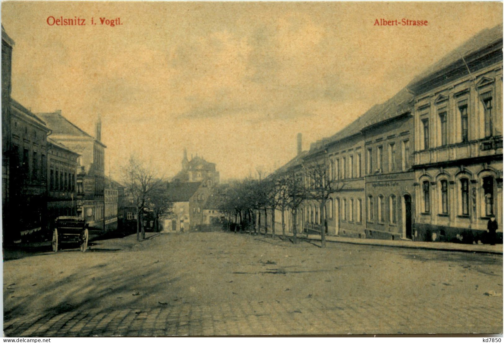 Oelsnitz - Albert Strasse - Oelsnitz I. Vogtl.