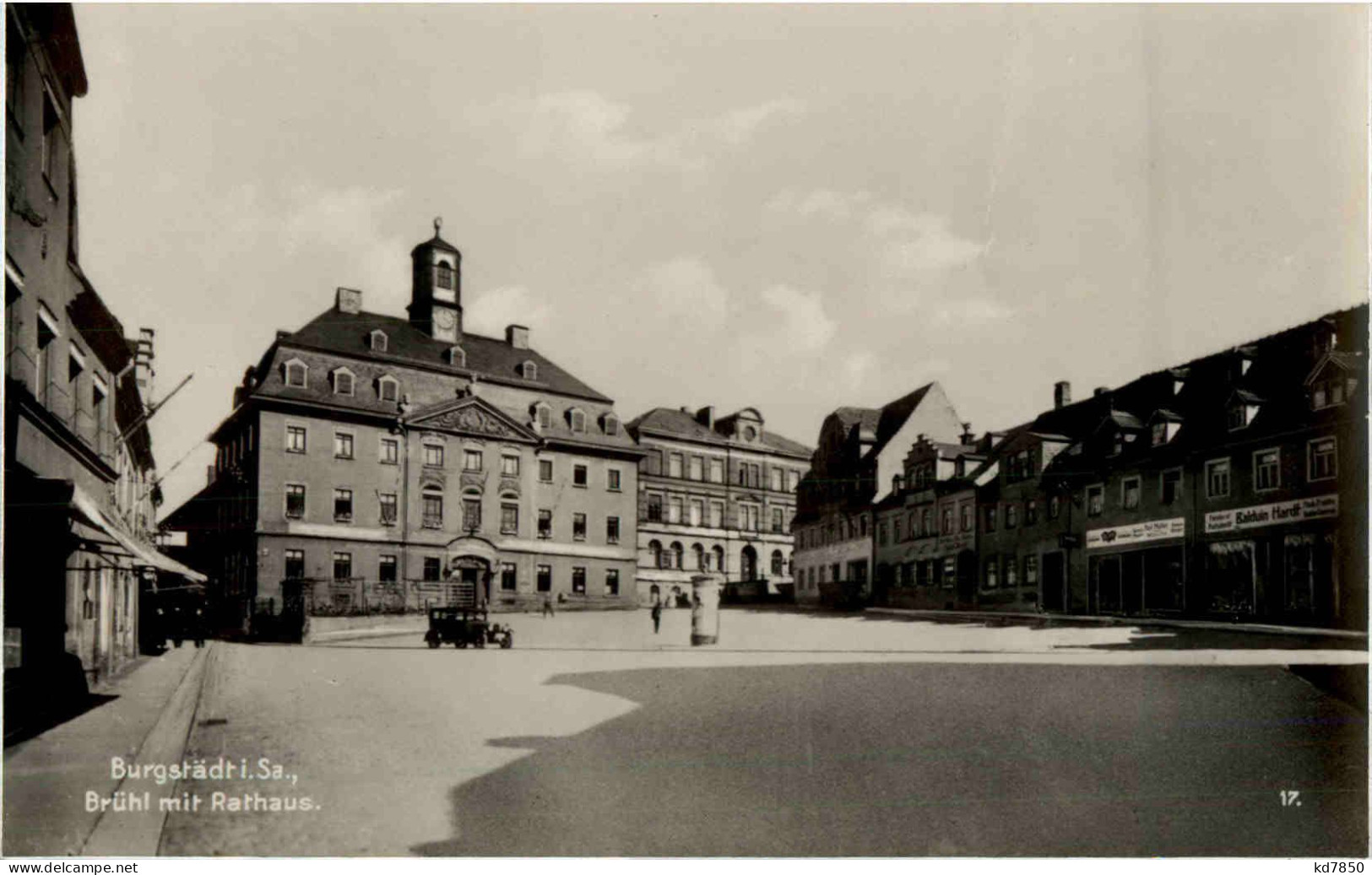 Burgstädt - Brühl Mit Rathaus - Burgstaedt