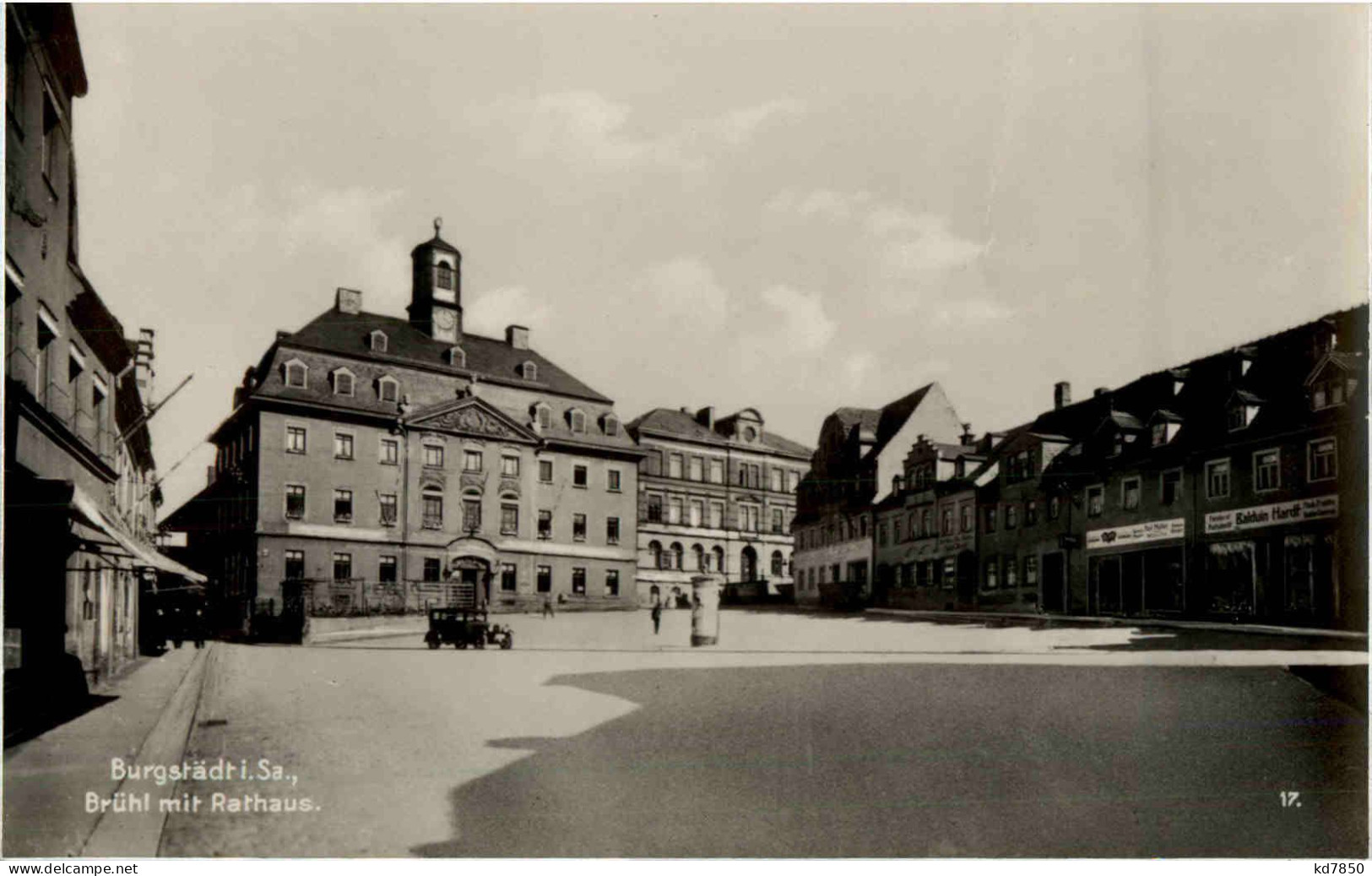 Burgstädt - Brühl Mit Rathaus - Burgstädt