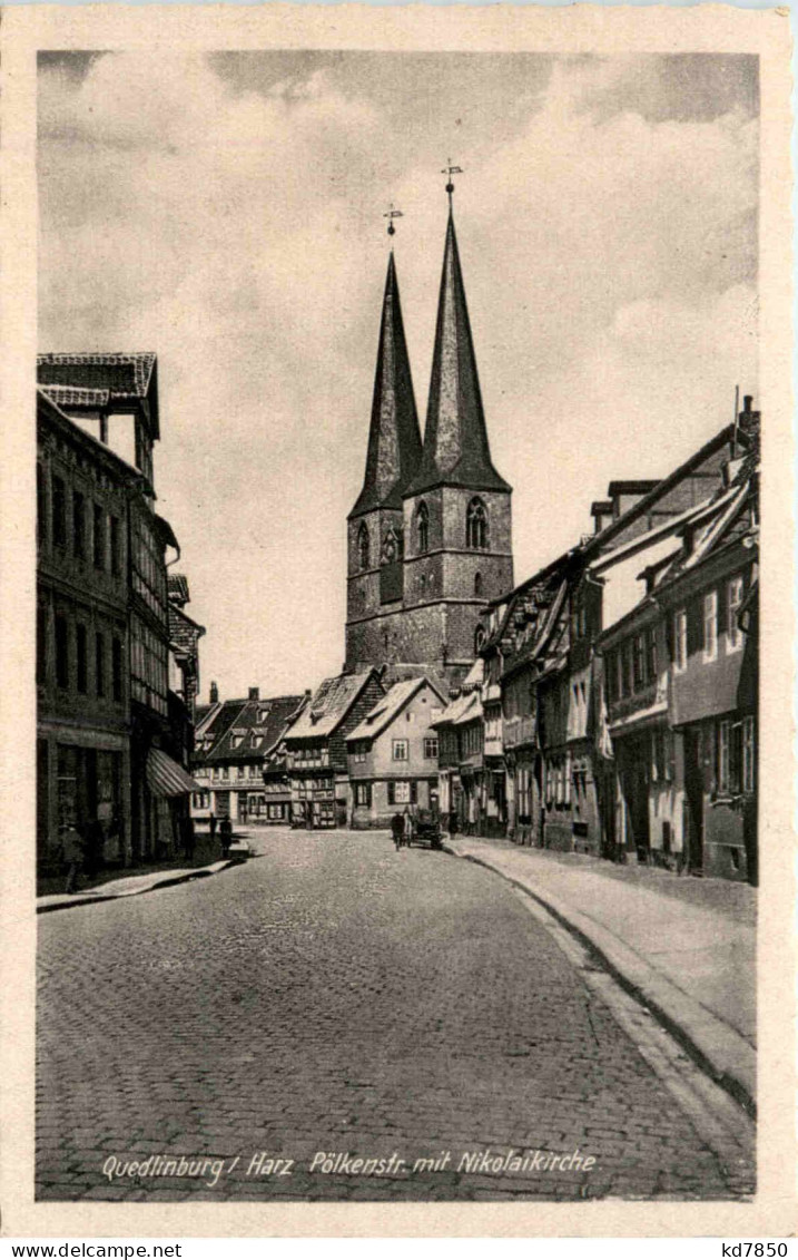 Quedlinburg - Pölkenstrasse - Quedlinburg