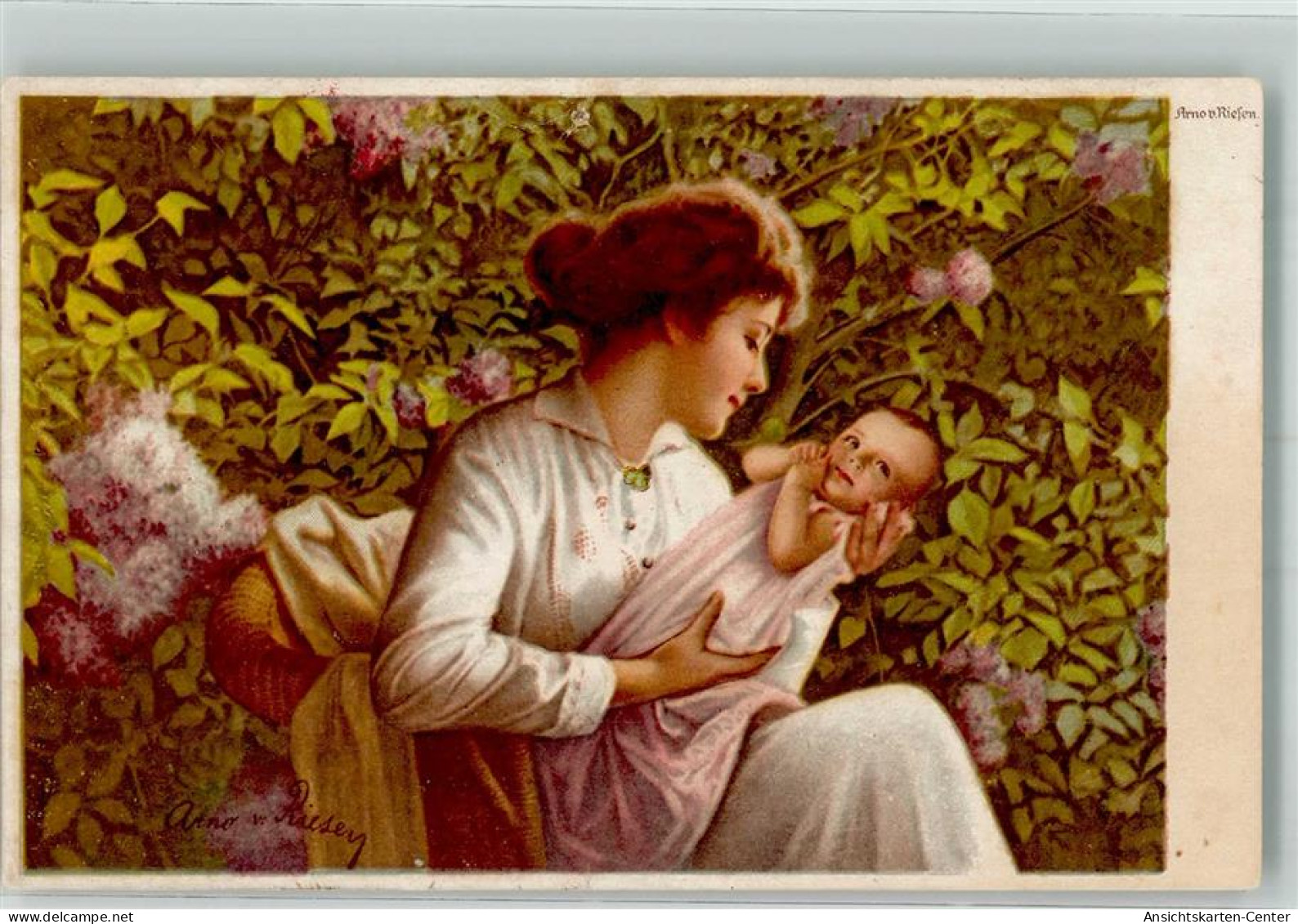 39795701 - Sign. Riesen Arno V. Wenau Delila Kuenstlerkarten No. 1413 - Mother's Day
