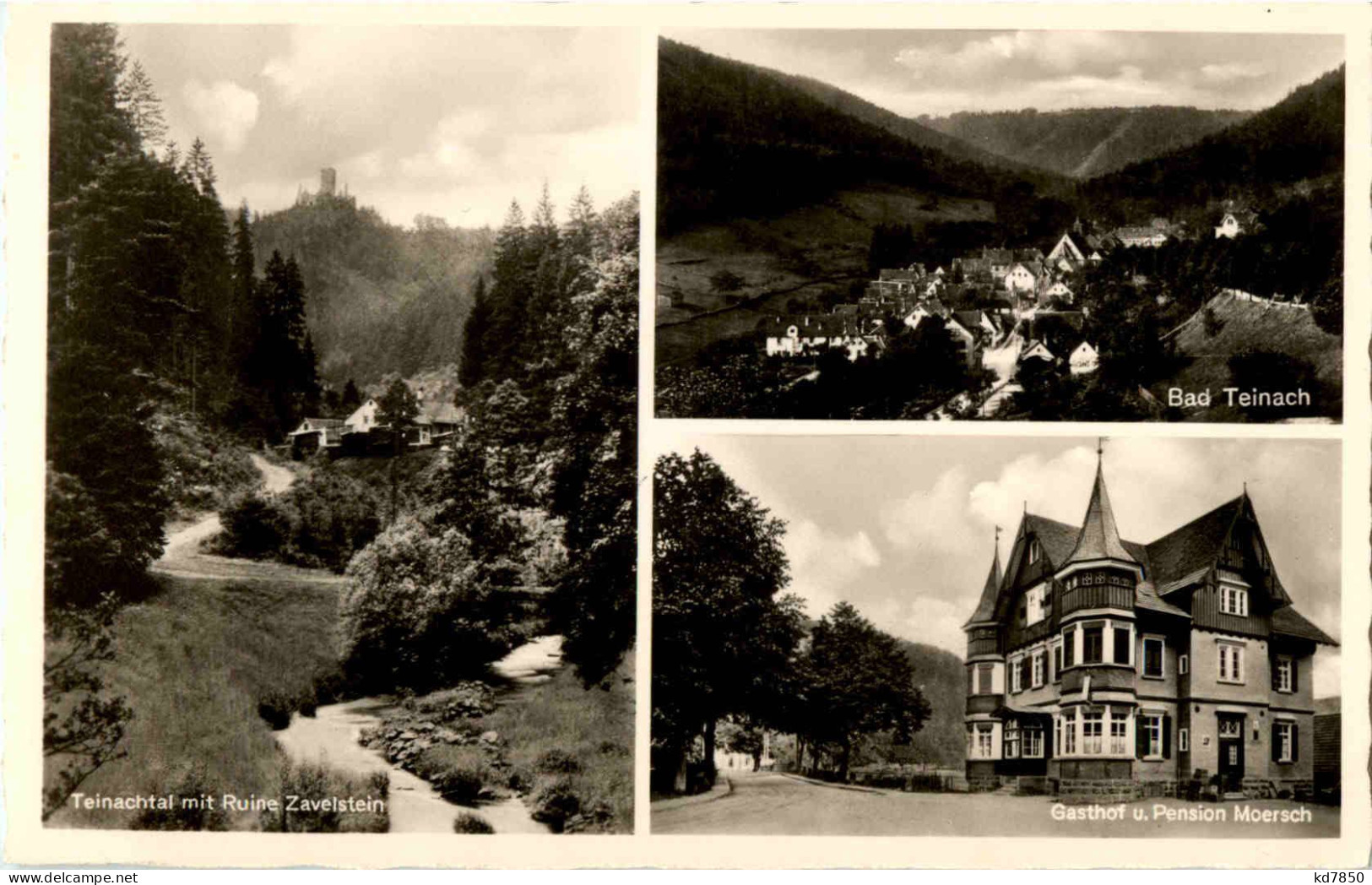 Bad Teinach Teinachtal Mit Ruine Zavelstein - Bad Teinach