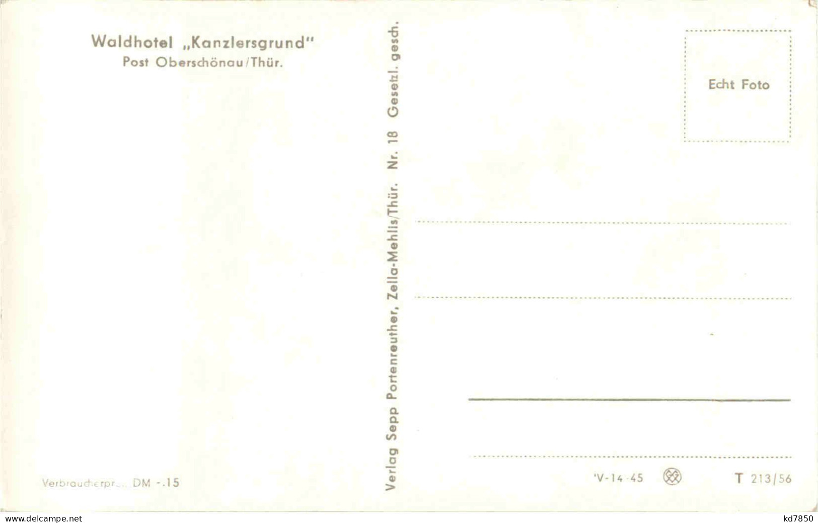 Kanzlersgrund Und Hoher Stein - Steinbach-Hallenberg