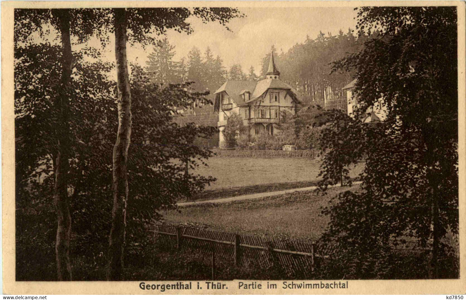 Georgenthal In Thüringen- Partie Im Schwimmbachtal - Georgenthal