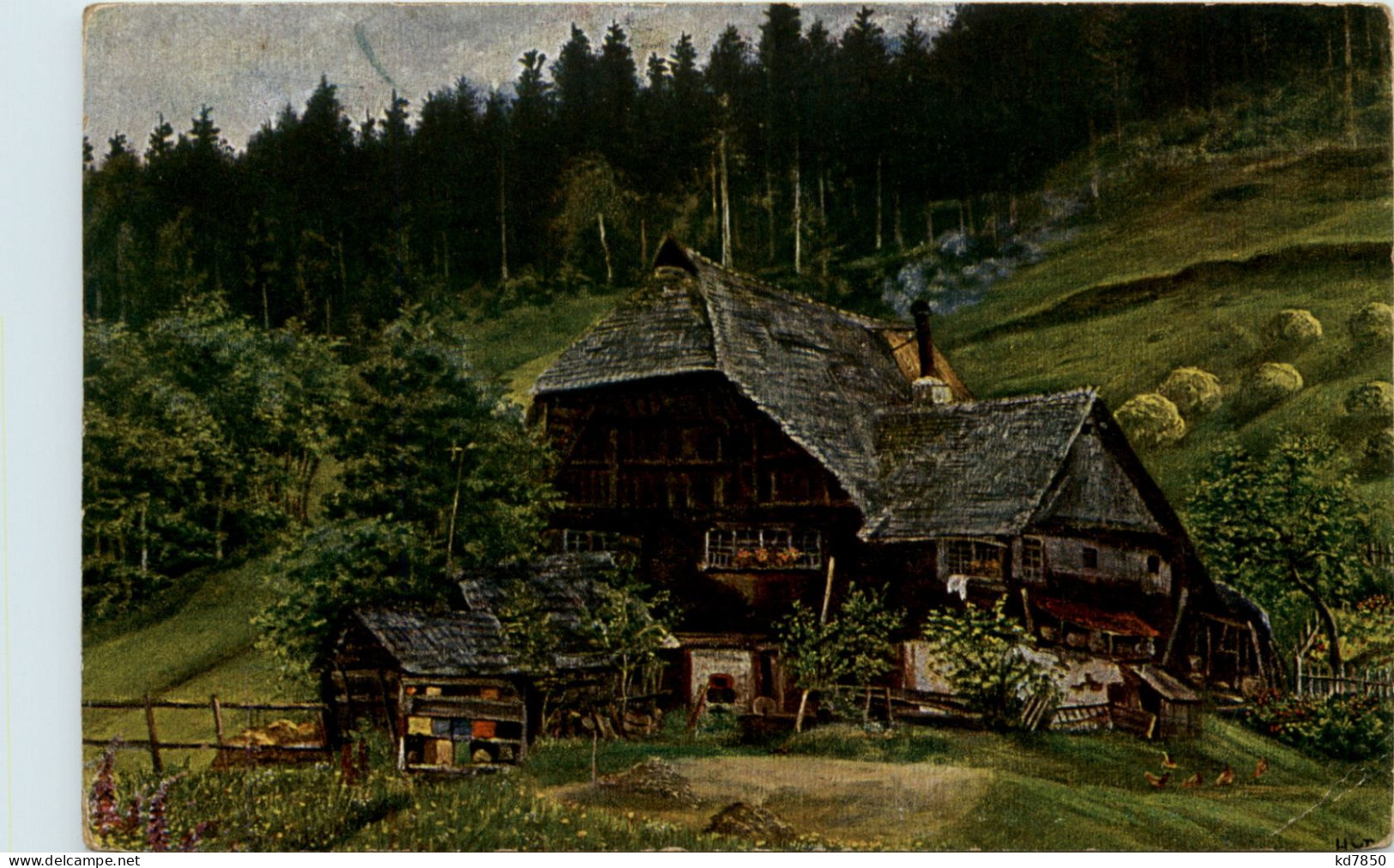 Haus Aus Dem Schapbachtal - Künstlerkarte H. Hoffmann - Bad Rippoldsau - Schapbach
