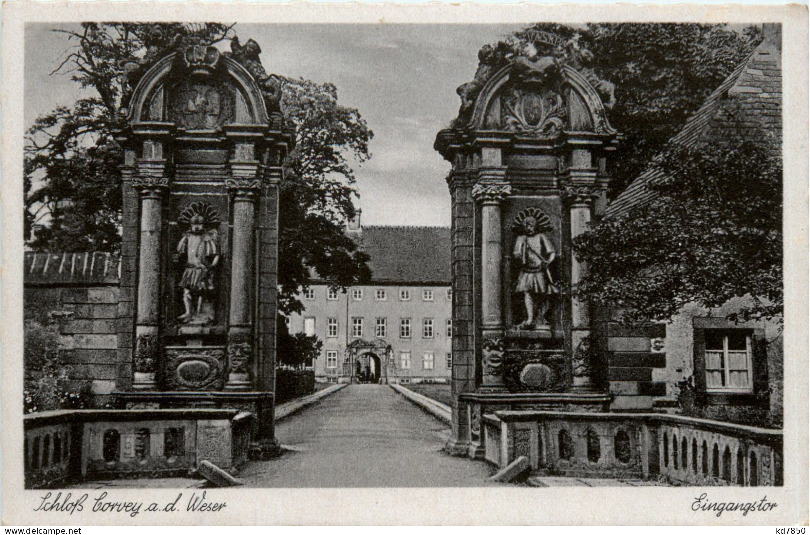 Höxter An Der Weser - Schloss Corvey - Feldpost 3. Reich - Höxter