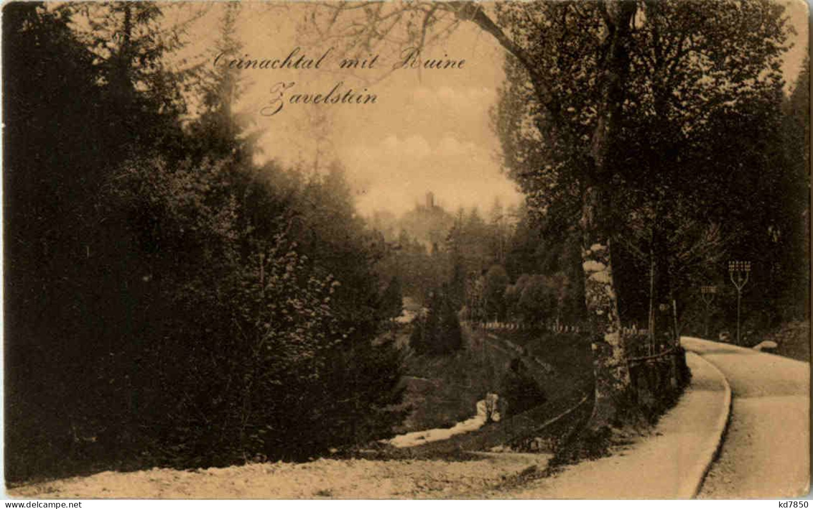 Teinachthal Mit Ruine Zavelstein - Bad Teinach