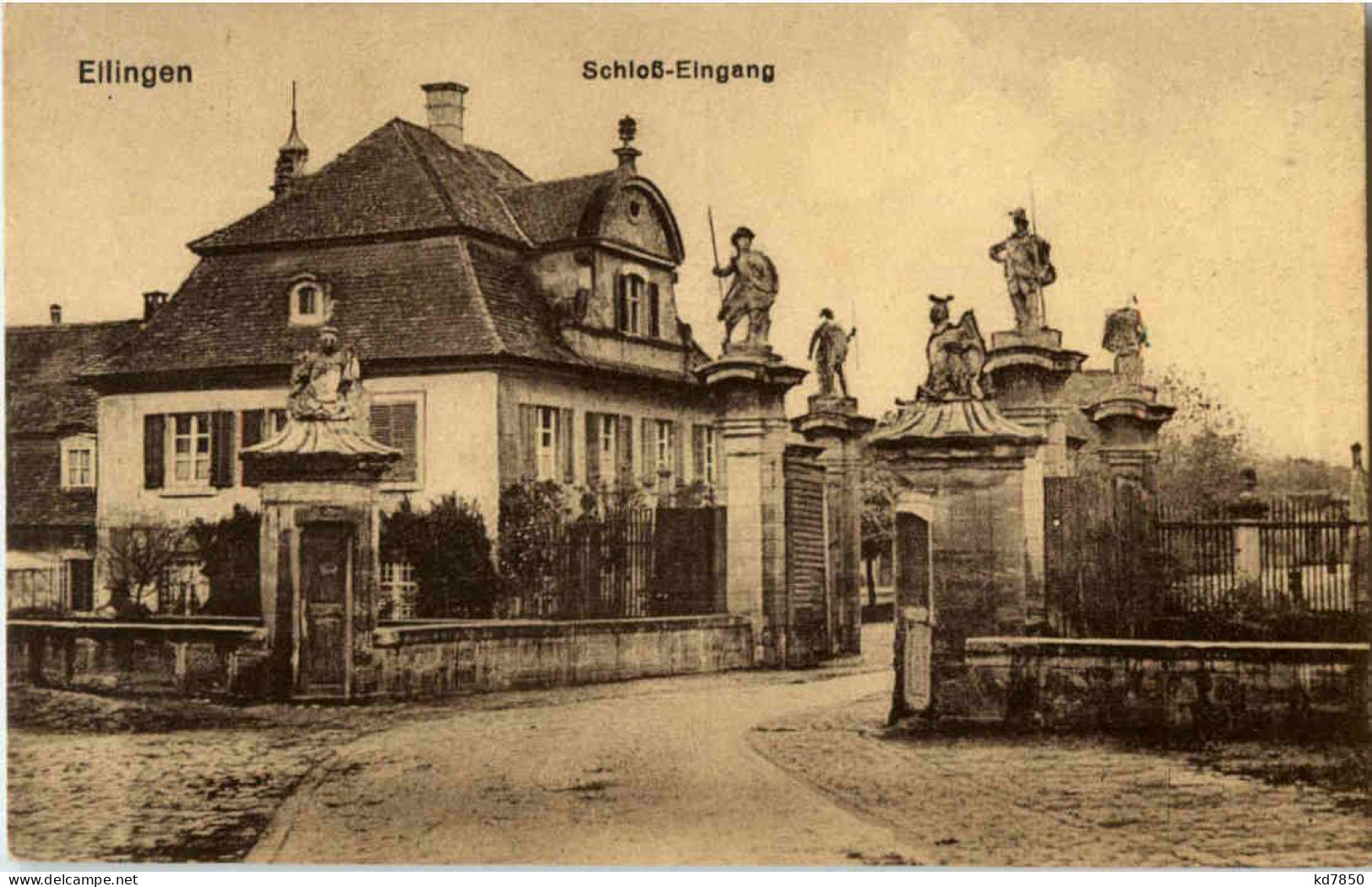 Ellingen - Schloss Eingang - Weissenburg