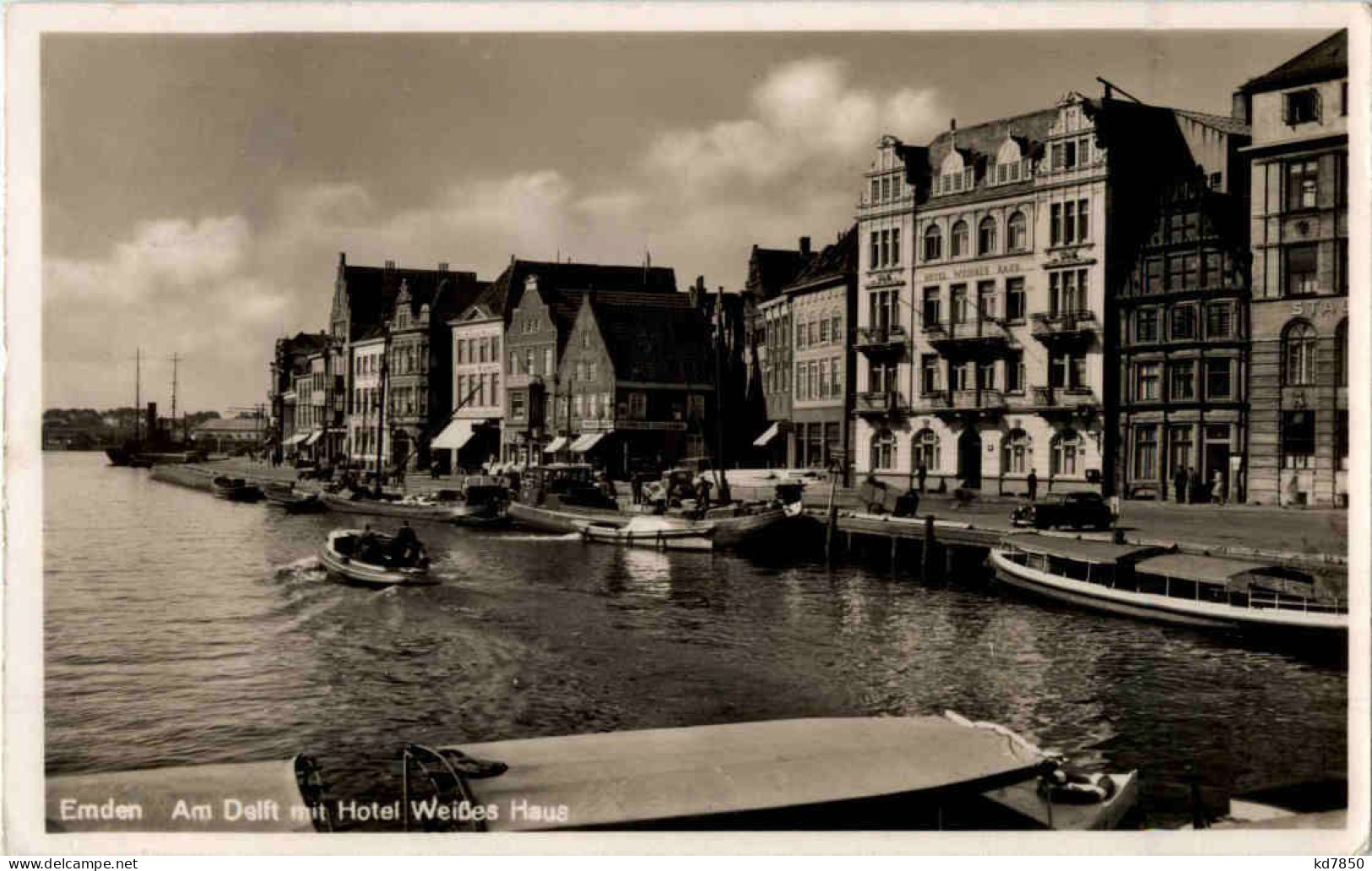 Emden - Am Delft Mit Hotel Weisses Haus - Emden