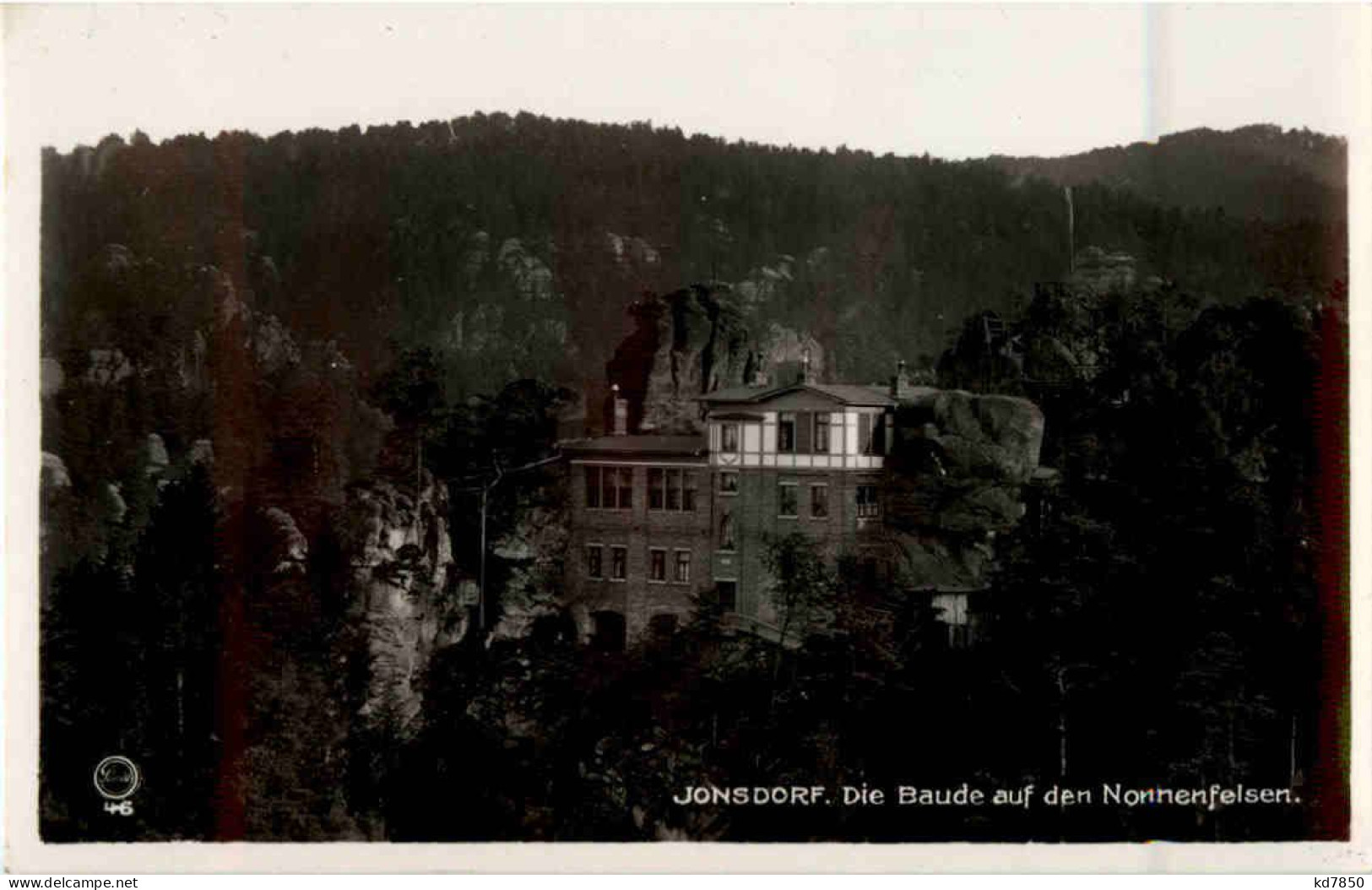 Jonsdorf - Die Baude Auf Dem Nonnenfelsen - Jonsdorf