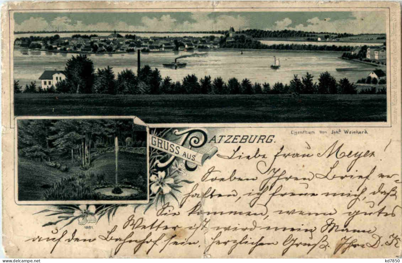 Gruss Aus Ratzeburg - Litho - Ratzeburg