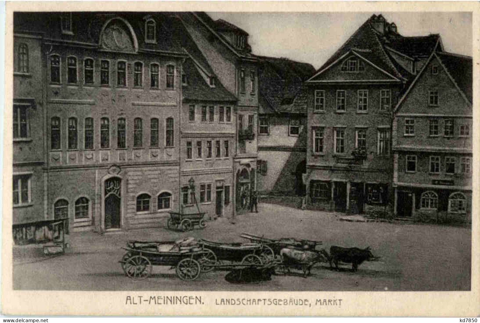 Alt-Meiningen - Landschafsgebäude Markt - Meiningen