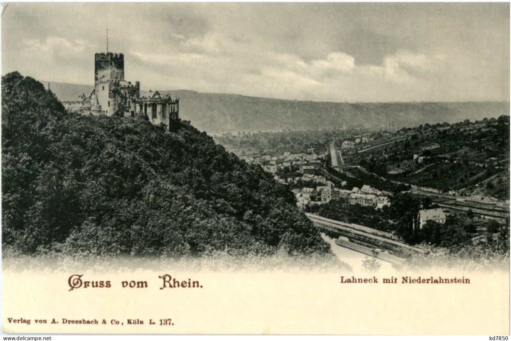 Burg Lahneck Mit Niederlahnstein - Lahnstein