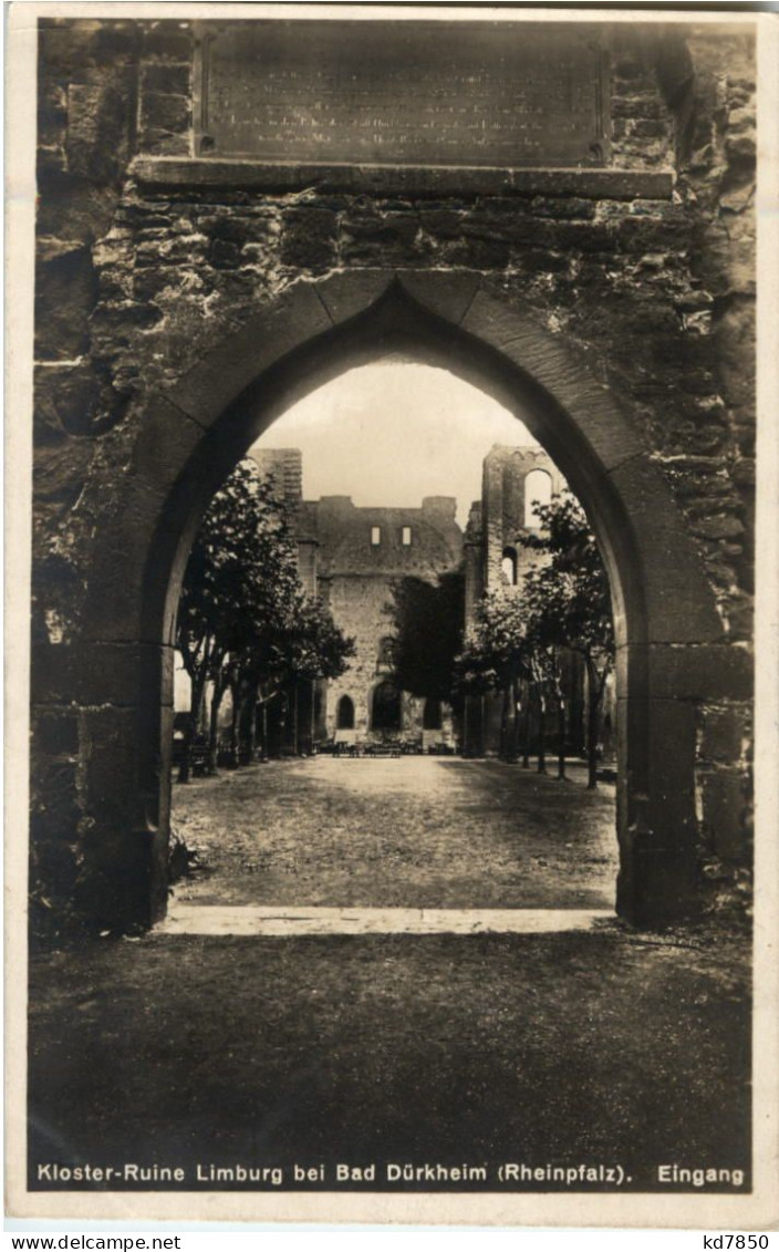 Kloster-Ruine Limburg Bei Bad Dürkheim - Eingang - Bad Duerkheim