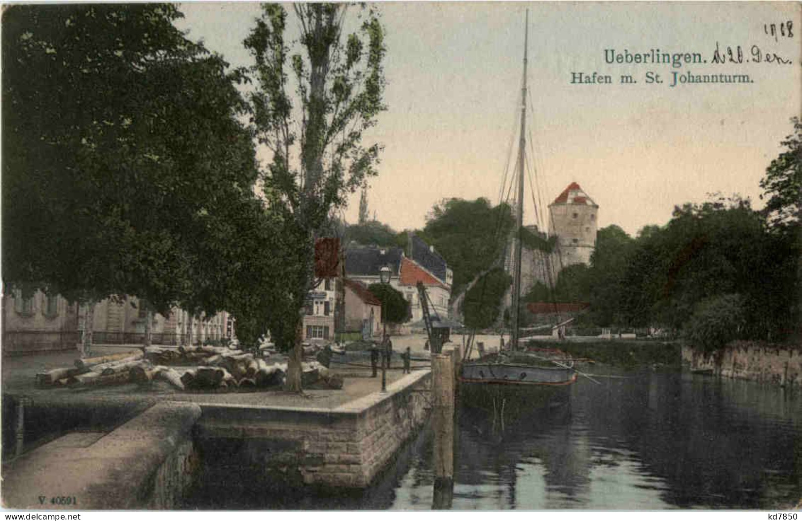 Überlingen - Hafen Mit St. Johannturm - Ueberlingen