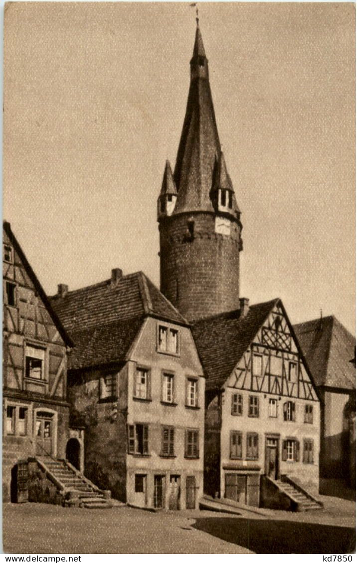 Ottweiler Mit Dem Alten Turm - Kreis Neunkirchen