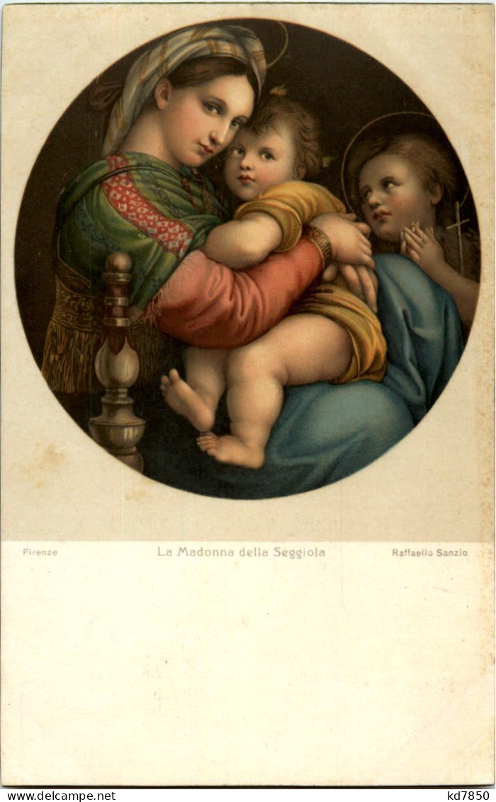 La Madonna Della Seggiola - Künstler Raffaello Sanzio - Firenze - Heilige Plaatsen