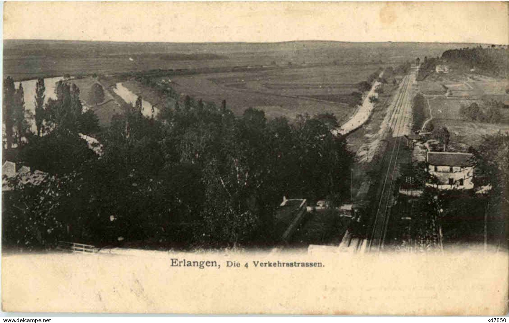 Erlangen - Die 4 Verkehrsstrassen - Erlangen