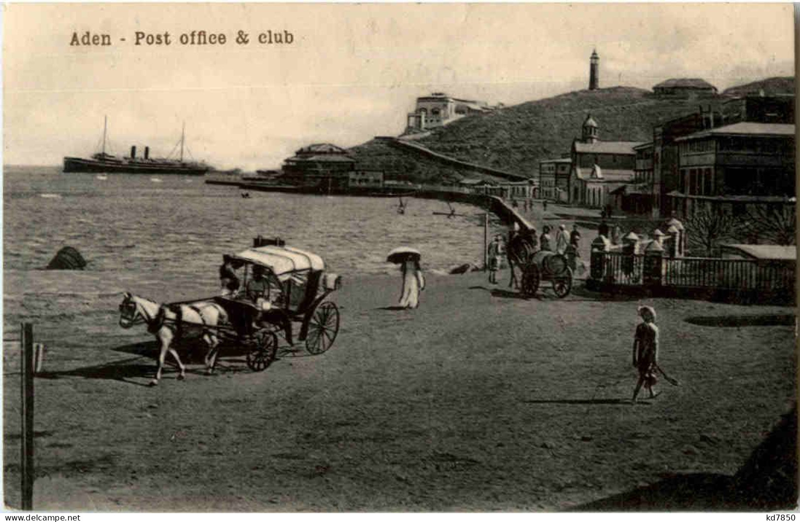 Aden - Post Office & Club - Jemen - Jemen