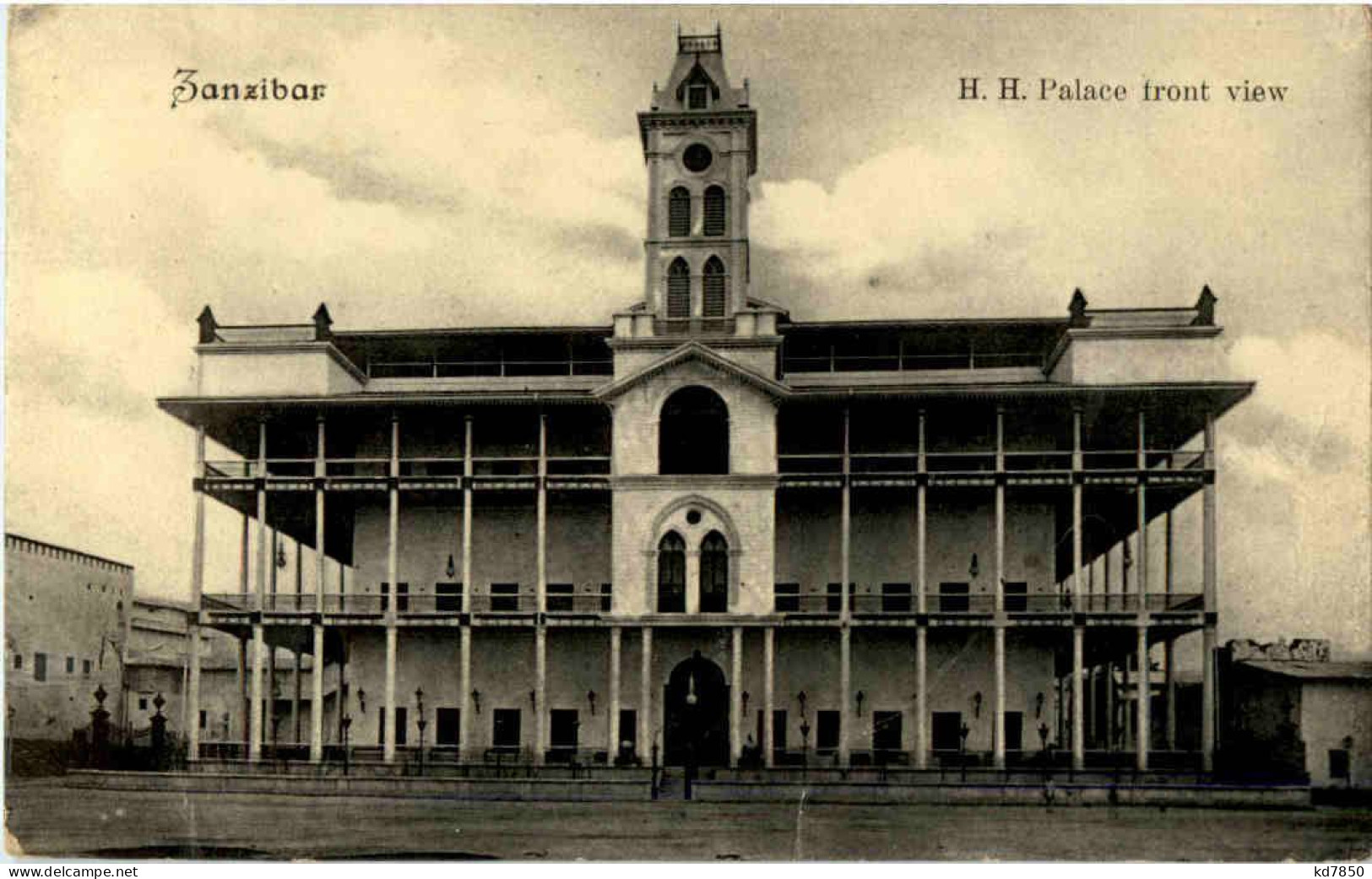 Zanzibar - Palace Front View - Tanzanie