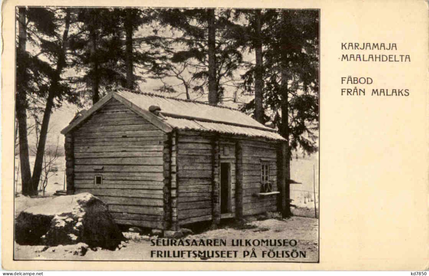 Friluftsmuseet Pa Fölisön - Finlande