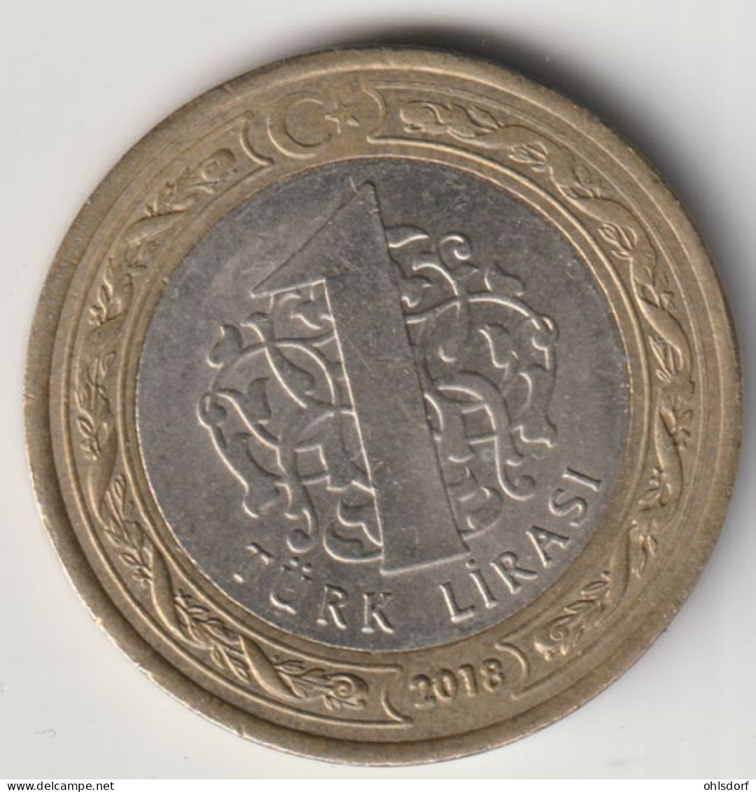 TURKEY 2018: 1 Lira, KM 1244 - Turquie