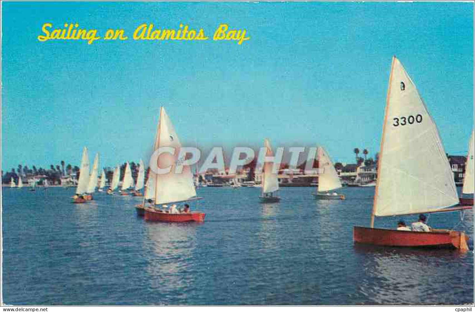CPA Sailing On Alamitos Bay Long Beach California  - Long Beach