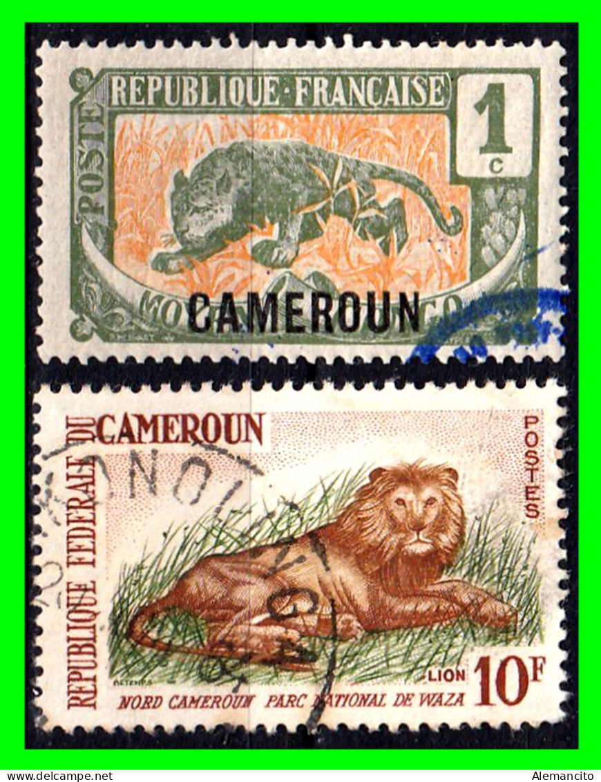 CAMERUN ( AFRIKA )  2 SELLOS DIFERENTES VALORES - Camerun (1960-...)