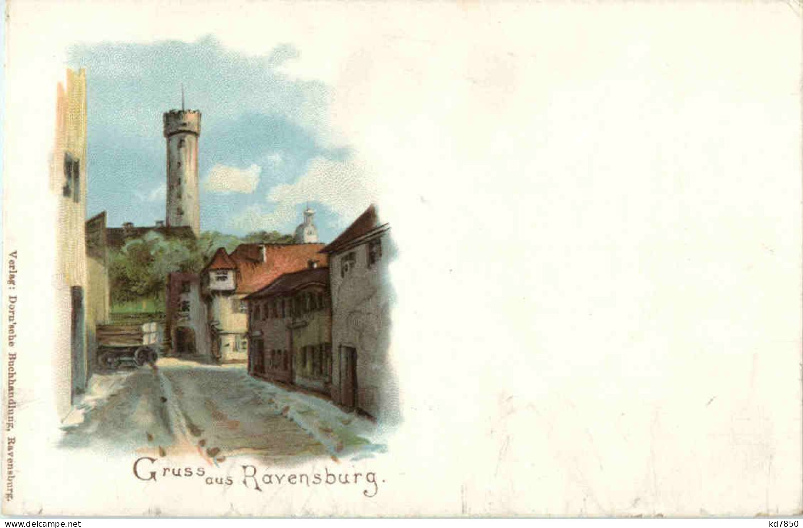 Gruss Aus Ravensburg - Litho - Ravensburg