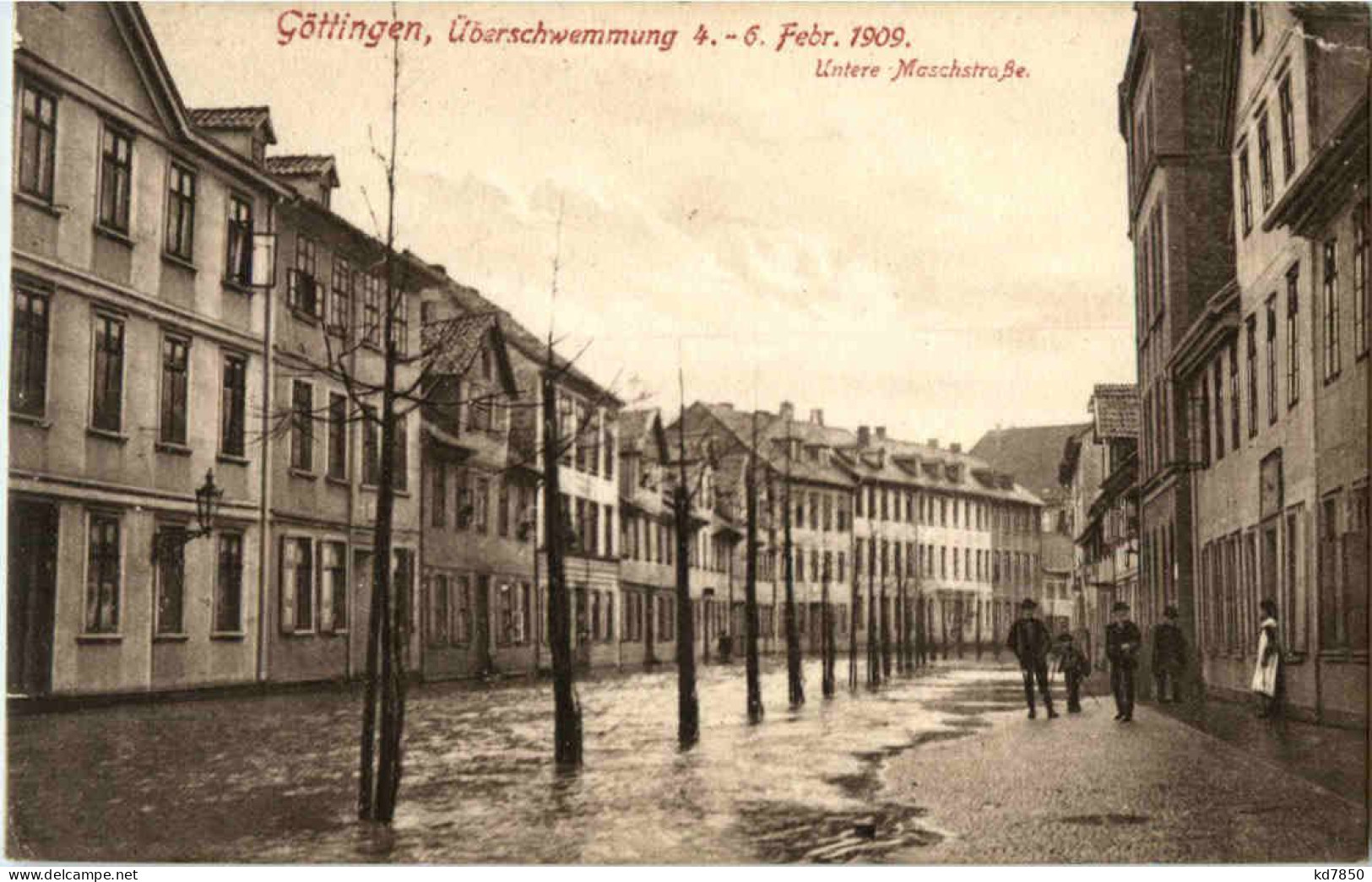 Göttingen - Überschwemmung 1909 - Goettingen