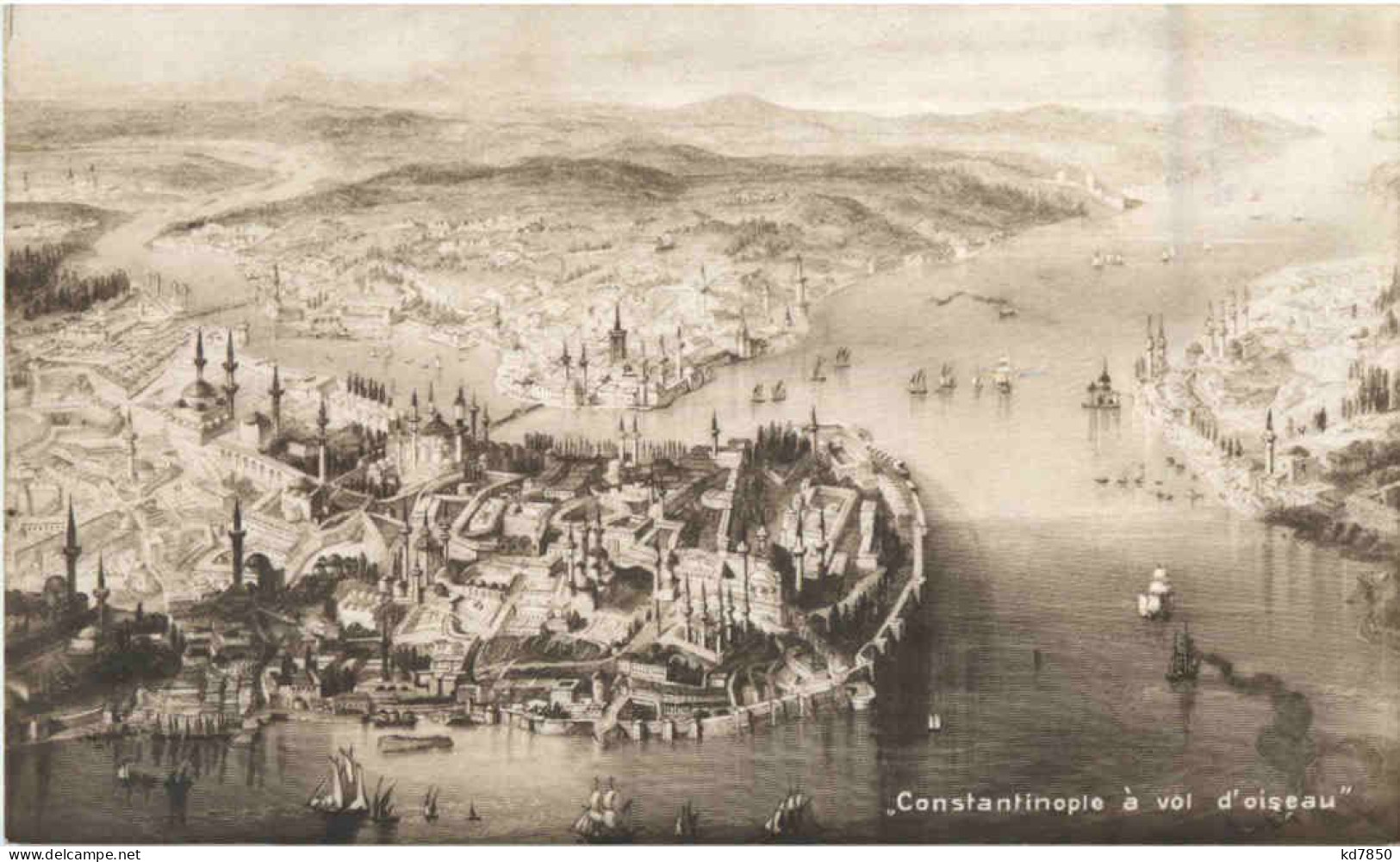 Constantinople A Vol D Aiseau - Türkei
